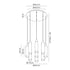 Brooks Slim Round Pendant 9 Light